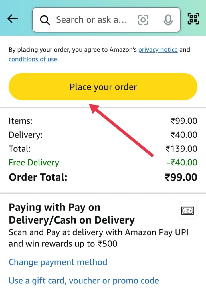 Amazon par order kaise kare