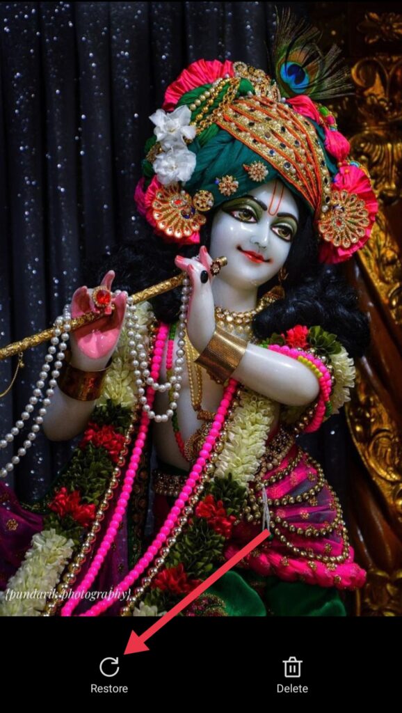 Delete Photos vapas kaise laye