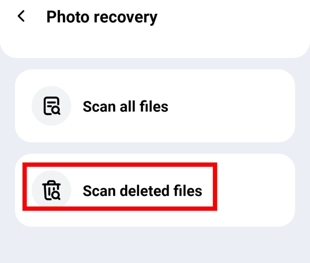 Delete Photos vapas kaise laye